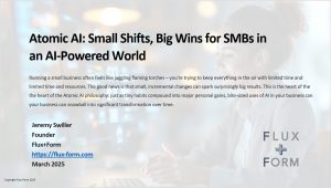 Atomic AI: Small Shifts, Big Wins for SMBs in an AI-Powered World