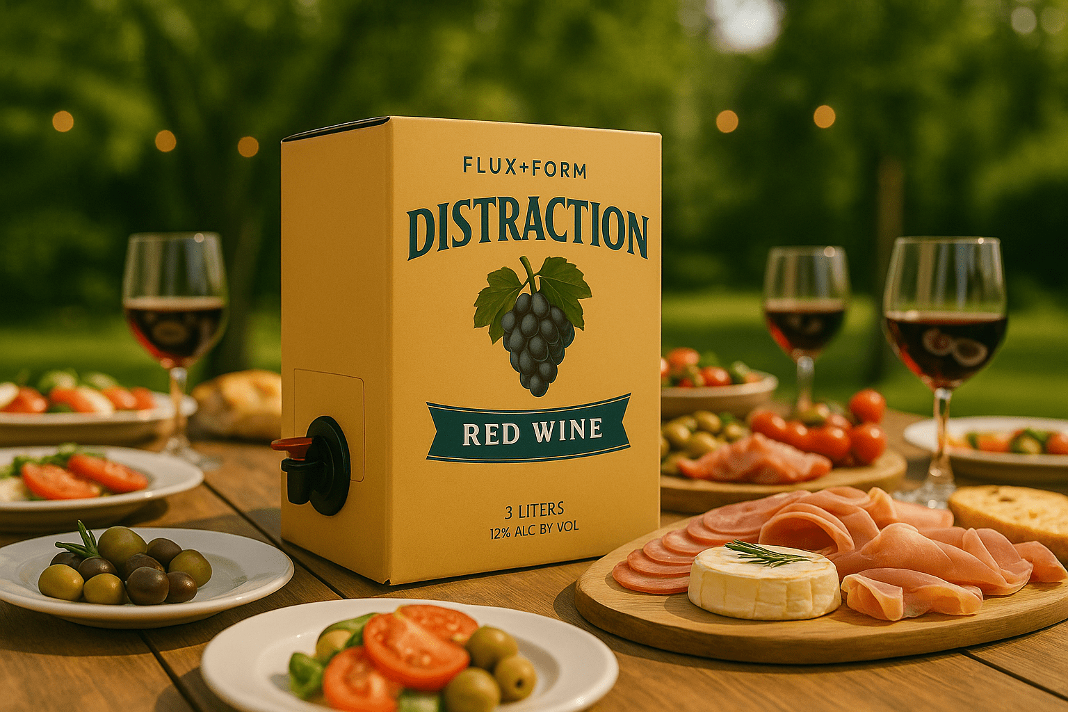 canva and boxed wine
